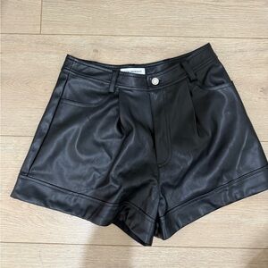We wore what leather shorts